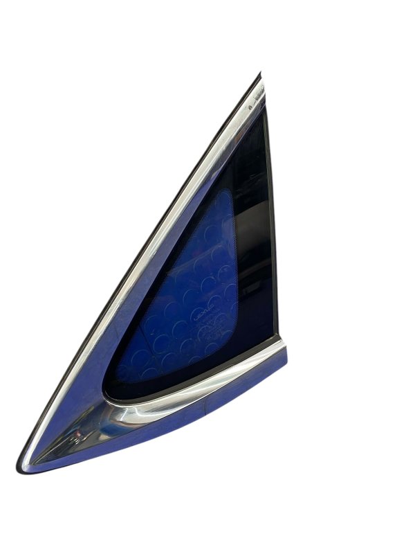 2018, 2019, 2020, 2021, 2022, 2023, 2024, 2025 Lexus LS500 Quarter Glass with Chrome Trim - Rear, Right (Passenger) (OEM)