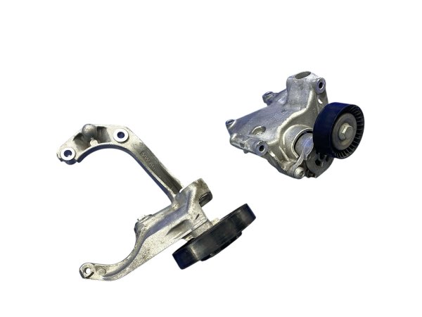 OEM Engine Accessory Drive Pulley and Tensioner Assembly with Bracket for 2018, 2019, 2020, 2021, 2022, 2023, 2024, 2025 Audi