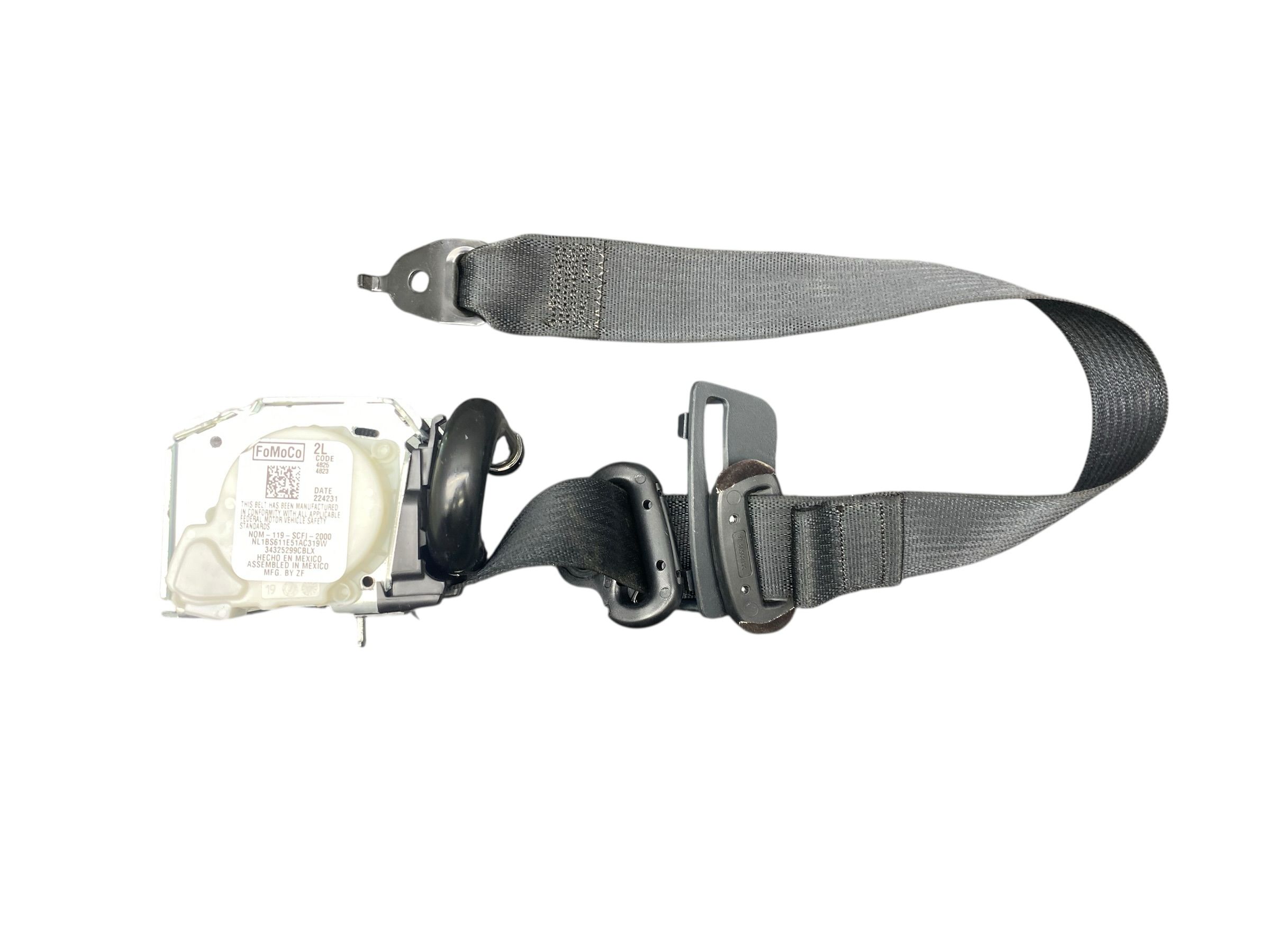 2018, 2019, 2020, 2021, 2022, 2023, 2024 Lincoln Navigator Second Row Seat Belt Assembly - Rear, Left (Driver) (OEM)