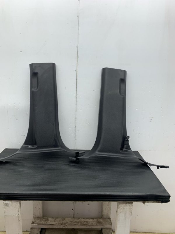 2018, 2019, 2020, 2021 Lincoln Navigator Ebony (Black) B-Pillar Trim Cover Panel Set (OEM)
