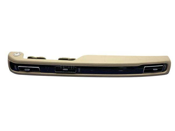 2020, 2021, 2022, 2023 Lincoln Aviator Tan Dash Bezel Trim Panel with Air Vent Grille - Front (OEM)