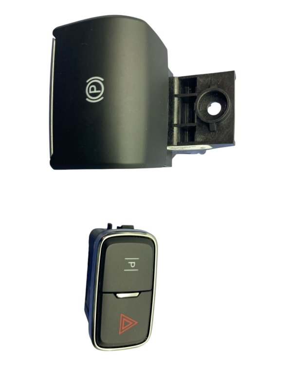 OEM Black Electronic Parking Brake and Hazard Lamp Control Switch Set for 2021, 2022, 2023, 2024, 2025 Ford