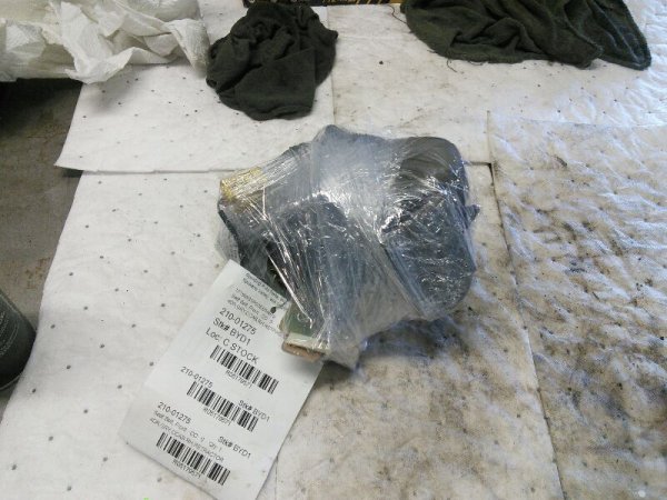 2003, 2004 Ford Excursion Gray Seat Belt Retractor Assembly - Front, Right (Passenger) (OEM)
