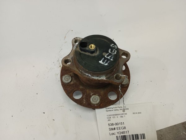 OEM Hub Assembly for 2007, 2008, 2009, 2010, 2011, 2012, 2013, 2014, 2015, 2016, 2017 Chrysler, Dodge, & Jeep - Rear