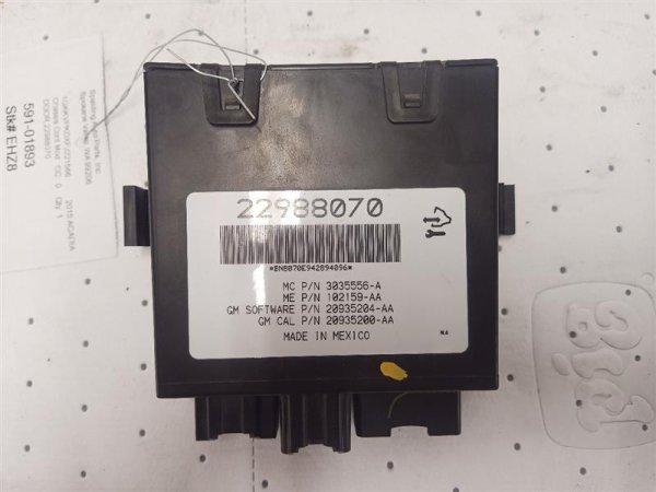 OEM Power Liftgate Control Module for 2006, 2007, 2008, 2009, 2010, 2011, 2012, 2013, 2014, 2015, 2016, 2017 Buick, Cadillac, Chevrolet, GMC, & Saturn