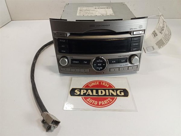 OEM AM FM 6-CD Radio Receiver for 2010, 2011, 2012 Subaru Legacy, Outback - Lower