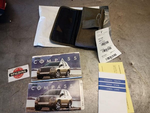 2007 Jeep Compass Owners Manual Portfolio (OEM)