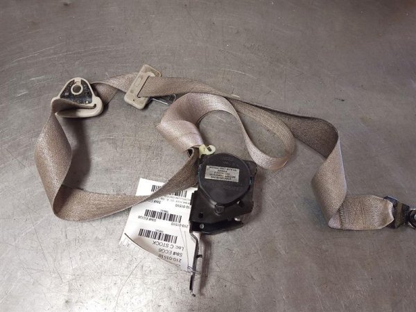 2006, 2007, 2008, 2009, 2010 Jeep Commander Gray Seat Belt Assembly - Front, Left (Driver) (OEM)