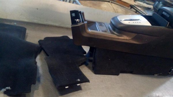 OEM Black Floor Console Panel for 2011, 2012, 2013, 2014 Nissan Murano - Front