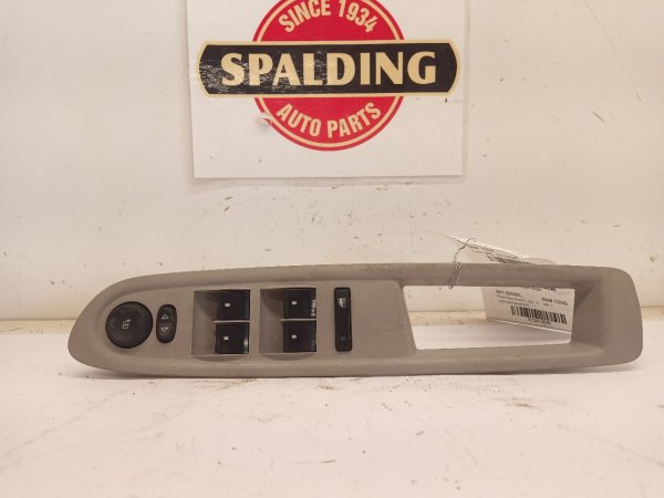 2011, 2012, 2013, 2014, 2015, 2016, 2017 Chevrolet Traverse Gray Master Power Window and Door Lock Switch - Front Left (Driver) (OEM)