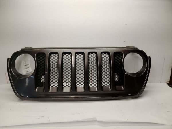 OEM Gray Grille Assembly with Inserts for 2018, 2019, 2020, 2021, 2022, 2023, 2024, 2025 Jeep Gladiator, Wrangler - Front