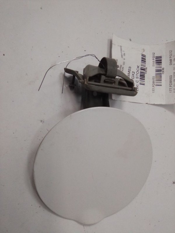 2000, 2001, 2002, 2003, 2004, 2005 Ford Excursion White Styleside Fuel Filler Door (OEM)