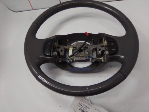 2003, 2004 Ford Excursion Gray Leather Steering Wheel (OEM)