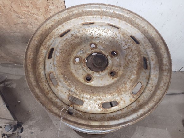 OEM 16x7 10-Hole Styled Steel Wheel for 1994, 1995, 1996, 1997, 1998, 1999, 2000, 2001 Dodge Ram 1500 - Rear