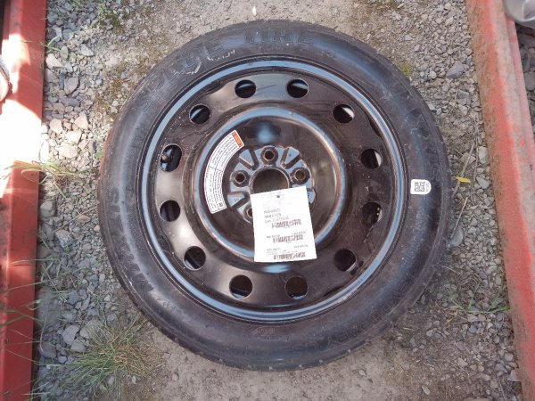 OEM 17x4 Compact Spare Steel Wheel for 2005, 2006, 2007, 2008, 2009, 2010, 2011, 2012, 2013, 2014, 2015, 2016, 2017, 2018, 2019 Ford, Lincoln, & Mercury