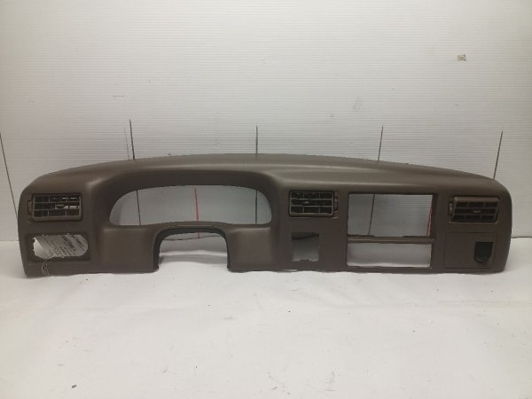 2000, 2001, 2002, 2003, 2004, 2005 Ford Excursion Tan Speedometer and Radio Instrument Panel Bezel with Vents (OEM)