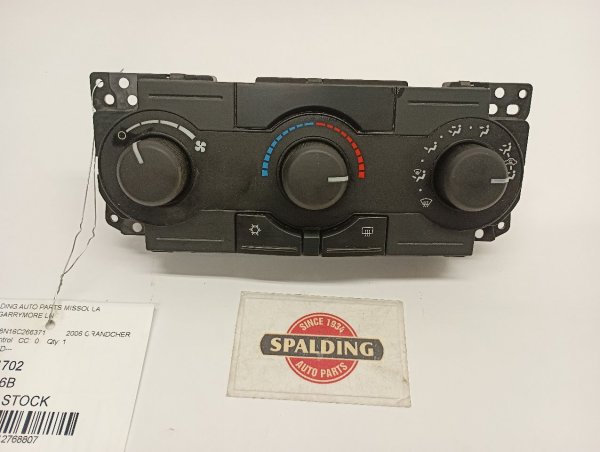 OEM Manual Temperature Control Module for 2005, 2006, 2007 Jeep Commander, Grand Cherokee