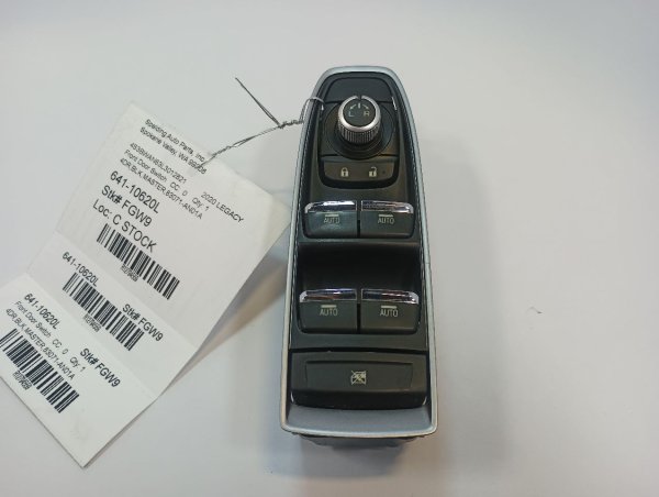 2020, 2021, 2022, 2023, 2024, 2025 Subaru Outback Black Master Door Lock and Window Switch - Left (Driver) (OEM)