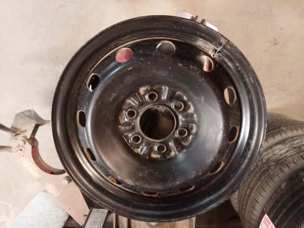OEM Black 17x7.5 12-Hole Steel Full Size Spare Wheel for 2004, 2005, 2006, 2007, 2008, 2009, 2010, 2011, 2012, 2013, 2014, 2015, 2016, 2017, 2018, 2019, 2020 Ford & Lincoln
