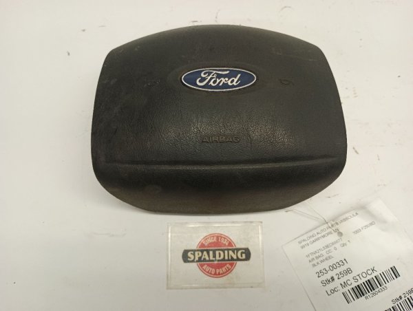2002, 2003, 2004 Ford Excursion Black Steering Wheel Air Bag (OEM)