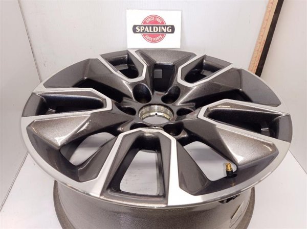 OEM 20x9 10-Spoke Machined Charcoal Alloy Wheel for 2019, 2020, 2021, 2022, 2023, 2024 Chevrolet & GMC
