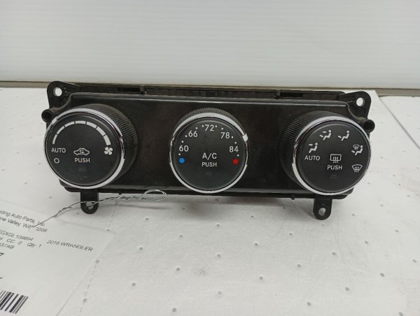 OEM Automatic Temperature Control Module for 2014, 2015, 2016, 2017, 2018 Jeep Wrangler