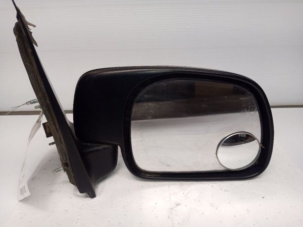 2000, 2001, 2002, 2003, 2004, 2005 Ford Excursion Black Manual Door/Side View Mirror - Left (Driver) (OEM)