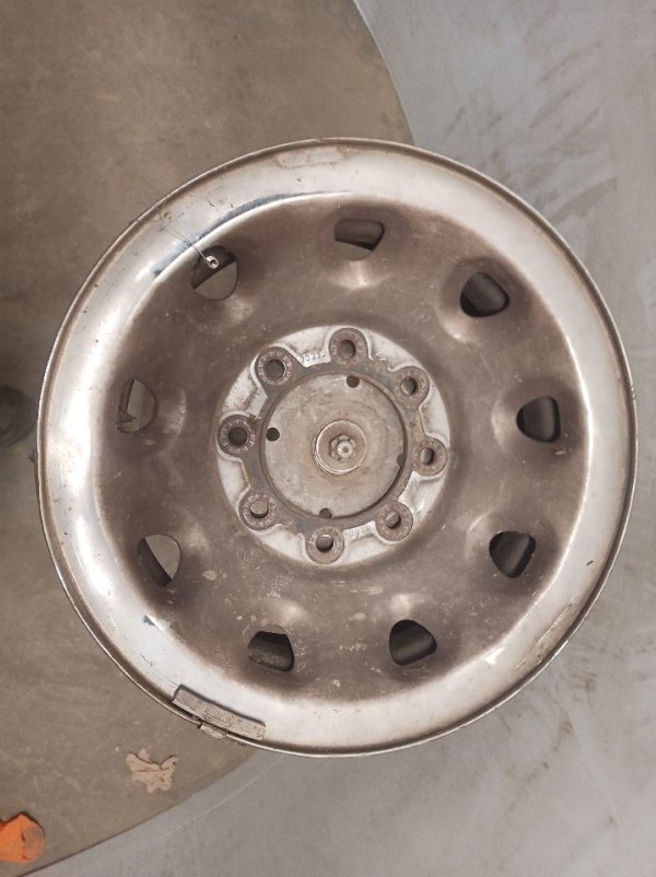 2001, 2002, 2003, 2004, 2005 Ford Excursion 16-Inch 9-Hole Chrome Cladded Steel Wheel (OEM)
