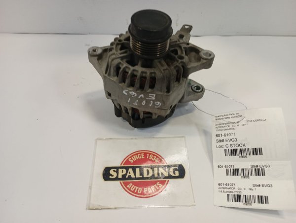 OEM 100 Amp Alternator for 2014, 2015, 2016, 2017, 2018, 2019 Toyota Corolla