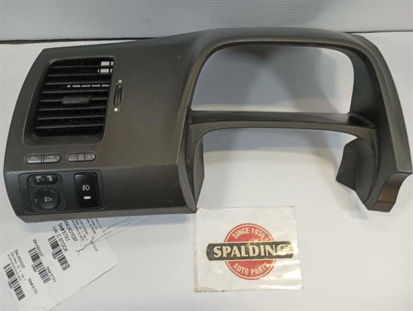 2006, 2007, 2008, 2009, 2010, 2011 Honda Civic Gray Speedometer Instrument Panel Bezel with Vent (OEM)