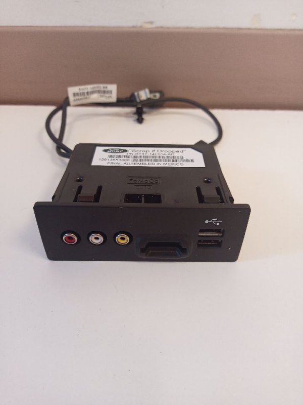 OEM Media Interface Module with USB and SD Card Slot for 2011, 2012, 2013, 2014, 2015, 2016, 2017, 2018, 2019 Ford & Lincoln